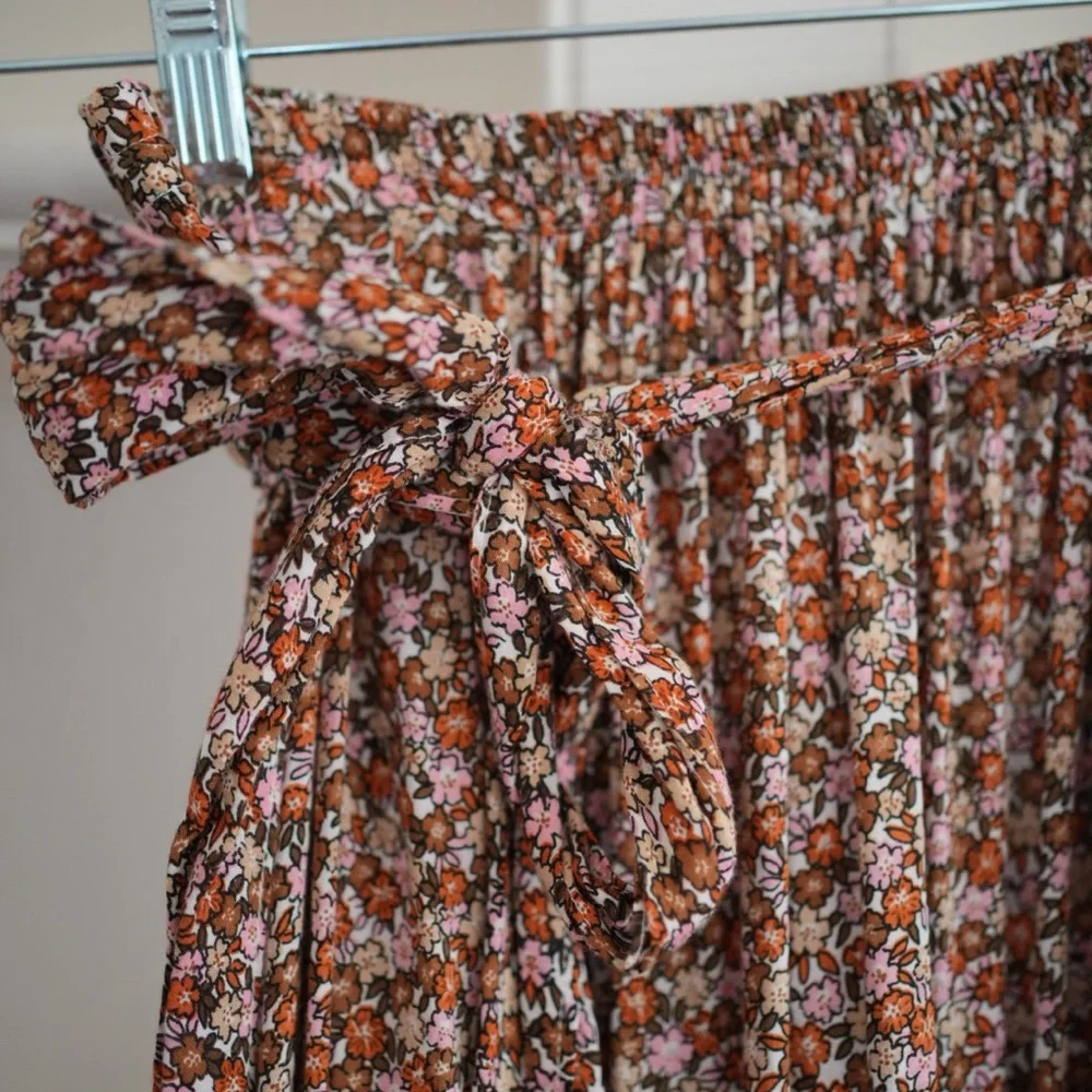 Anthro Floral Maxi Skirt - Picture 2 of 4